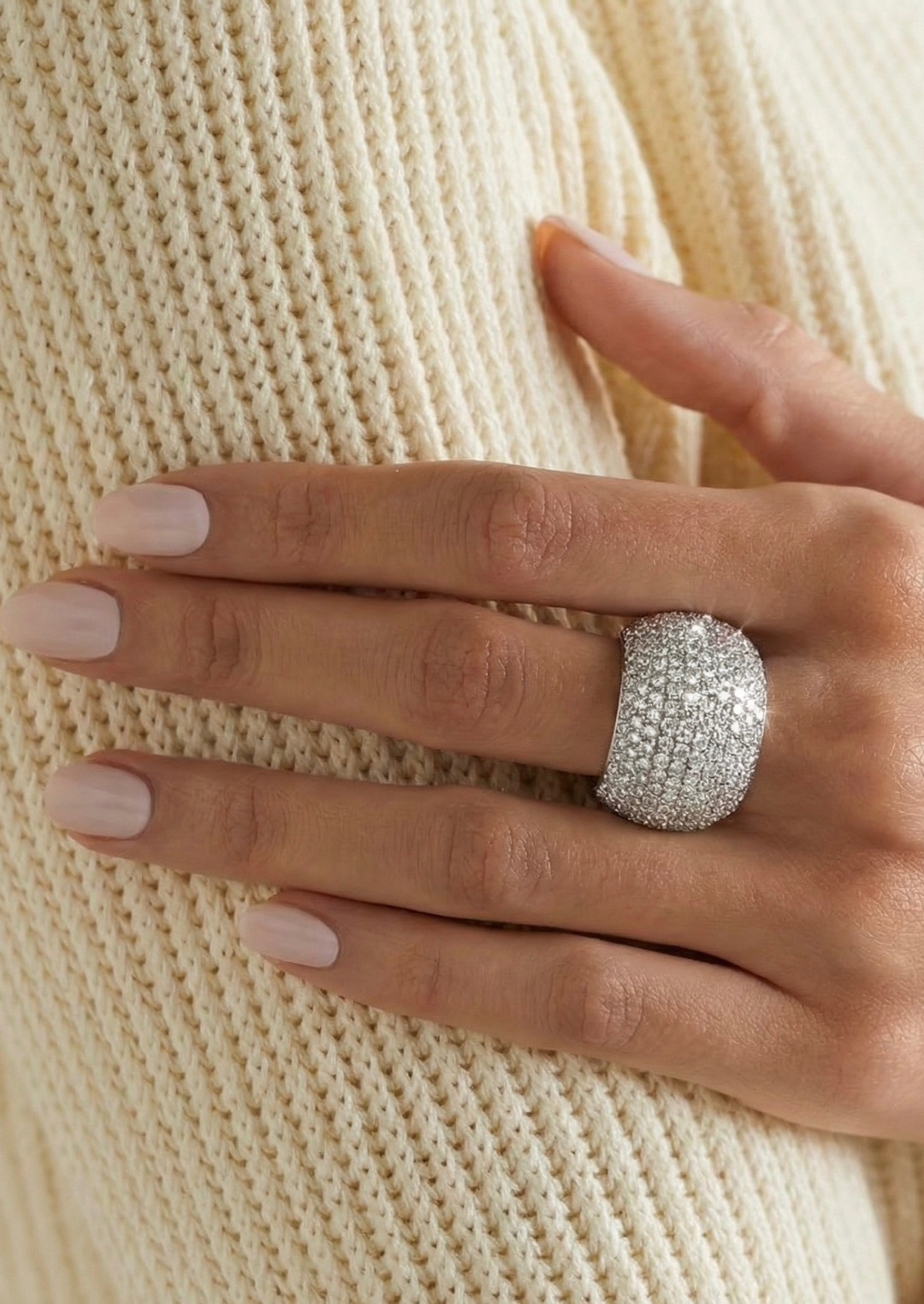 Pave Peggy Ring by Studio Liberté on curated-crowd.com