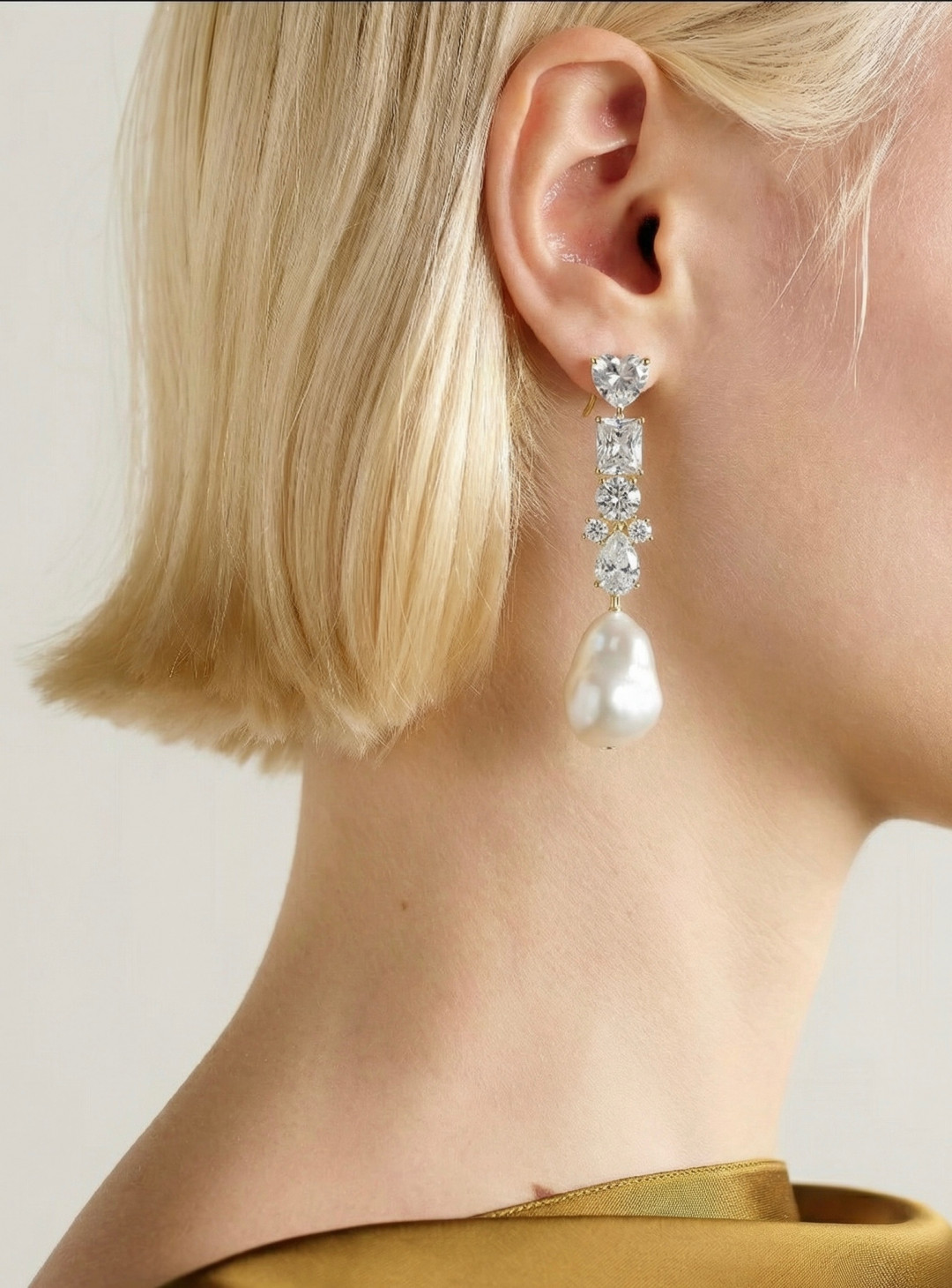 Duffy Pearl Earrings by Studio Liberté on curated-crowd.com