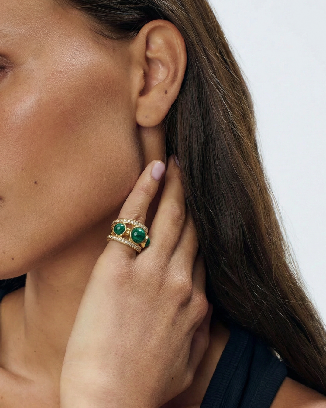 Cascata Pinky Ring by Sonia Petroff on curated-crowd.com