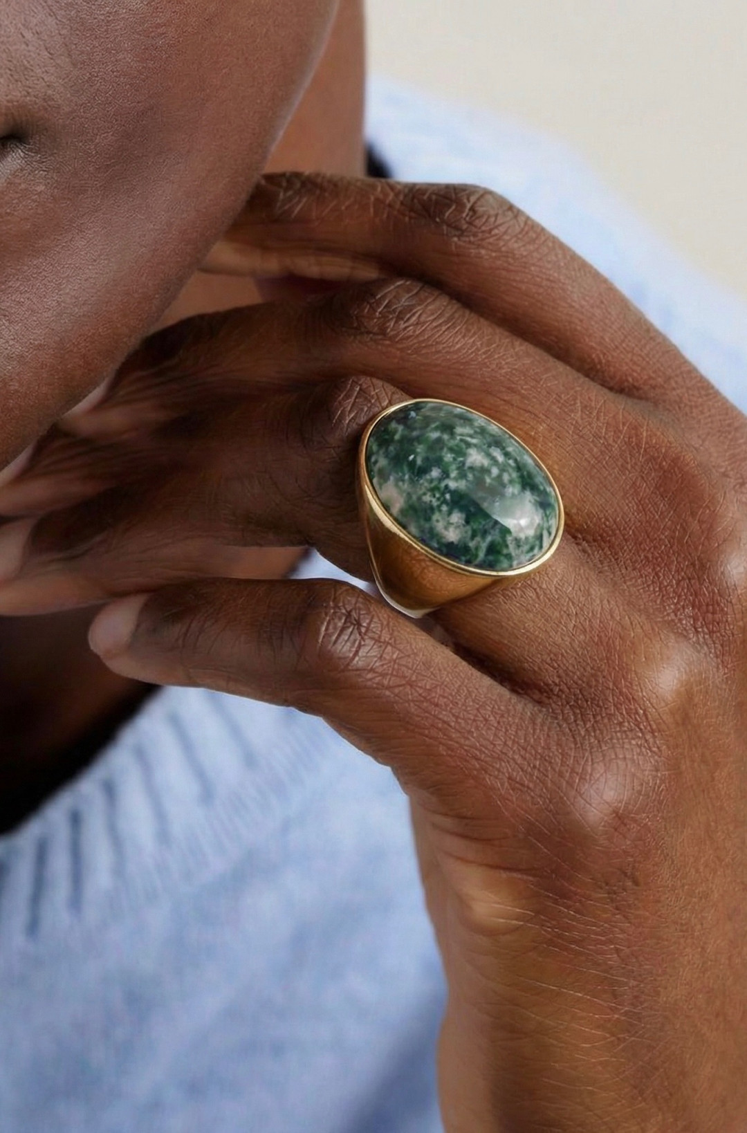 Agnes Ring Flourite by Studio Liberté on curated-crowd.com