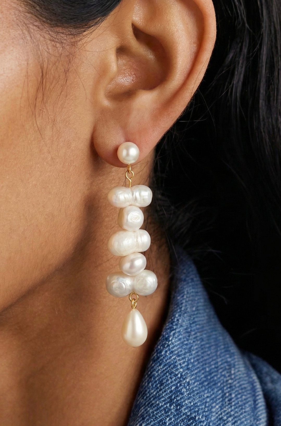 Daliah Short Earrings by Studio Liberté on curated-crowd.com