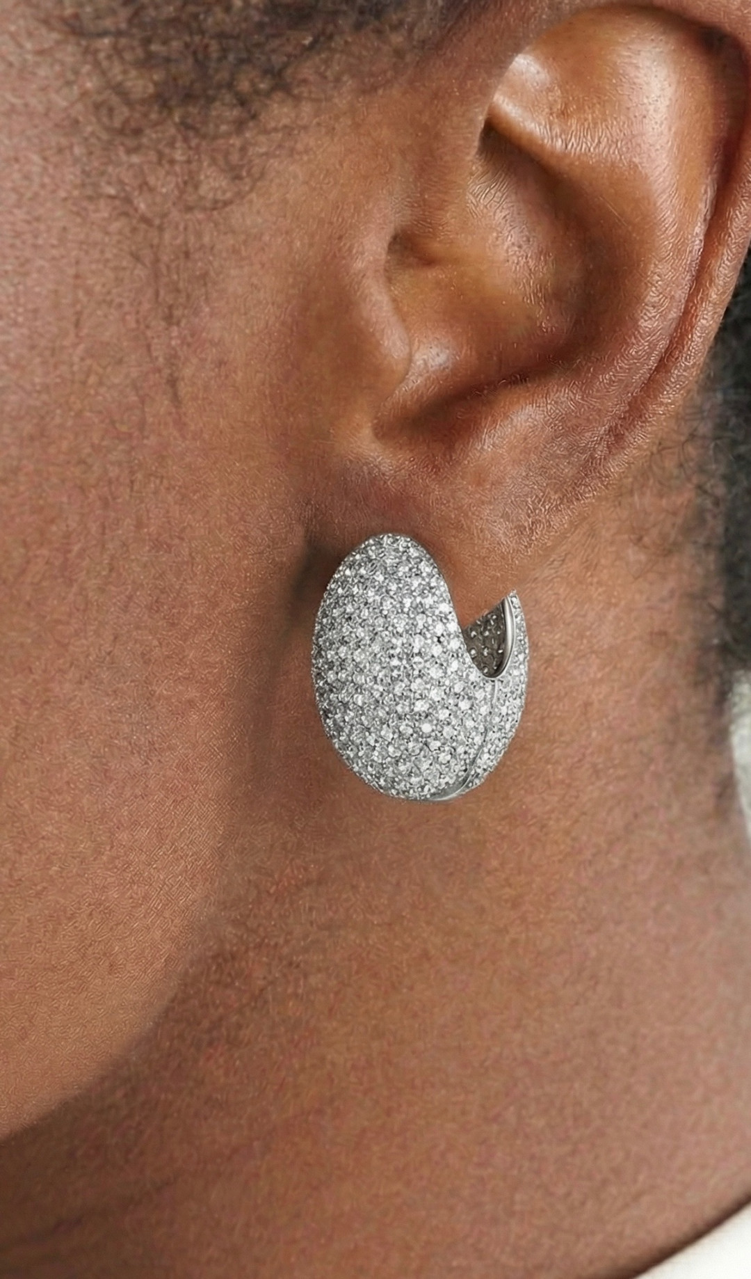 Loe Silver Studded Earrings by Studio Liberté on curated-crowd.com
