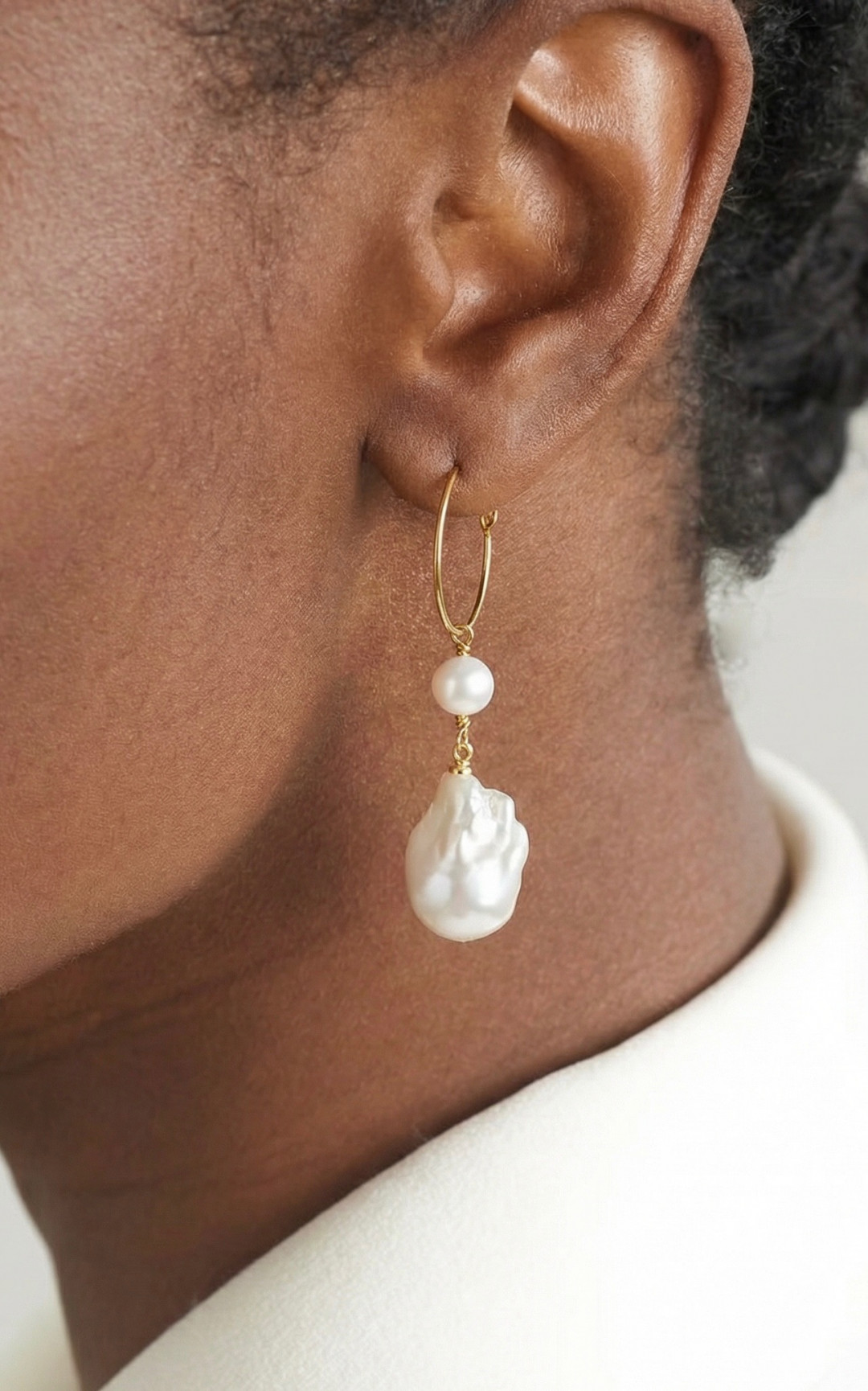 Sheery Pearl Earrings by Studio Liberté on curated-crowd.com
