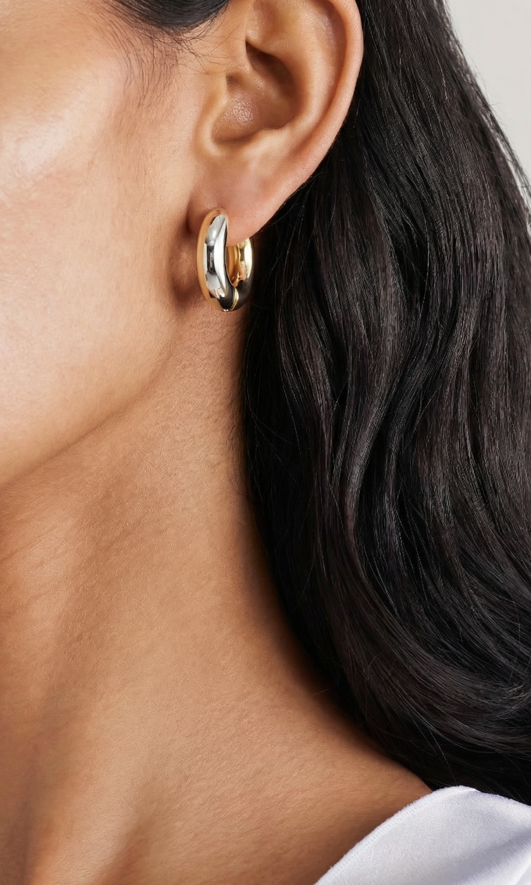 Double Colour Bagel Hoops by Studio Liberté on curated-crowd.com