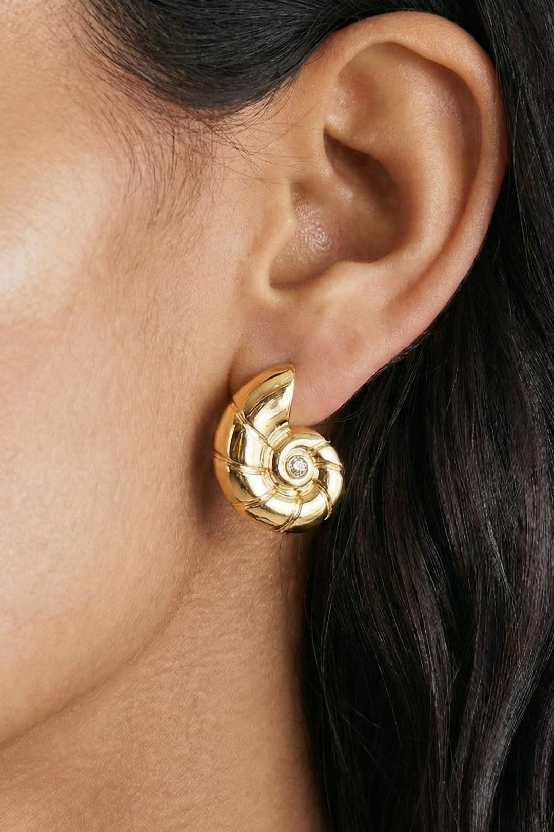 Leona Gold Earrings by Studio Liberté on curated-crowd.com