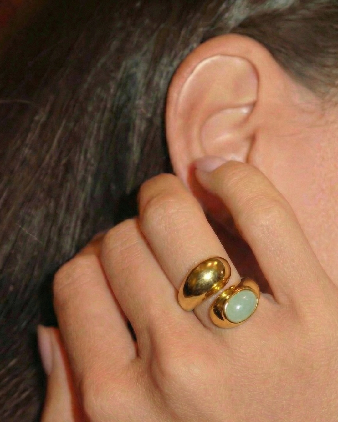 Aquamarine Set Suzanne Ring by Tay Jewellery on curated-crowd.com