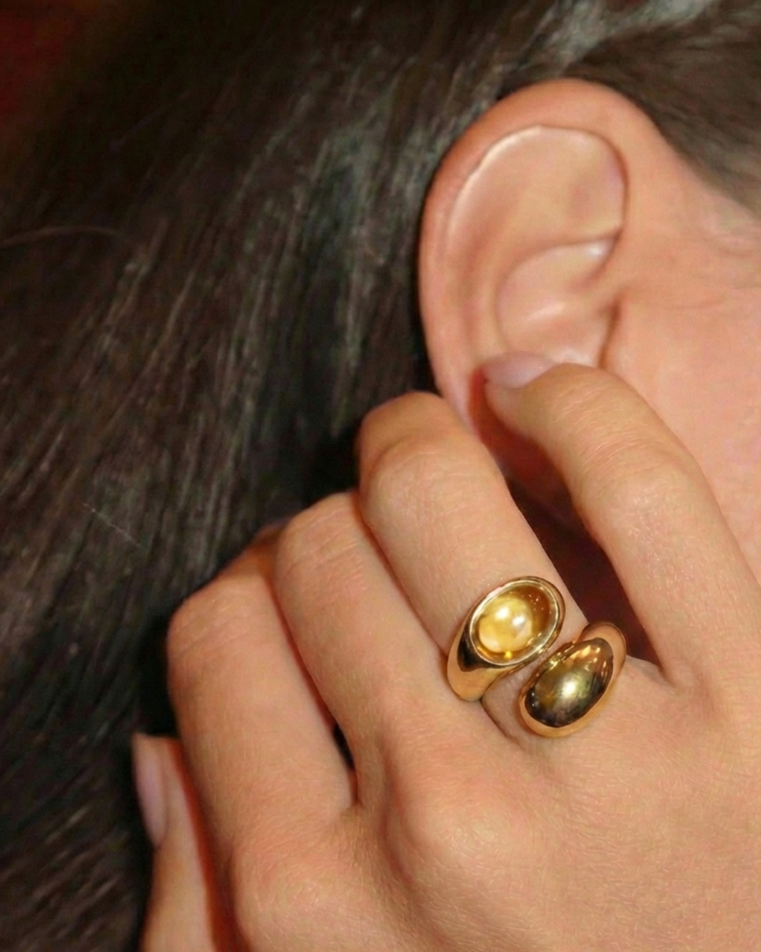 Citrine Set Suzanne Ring by Tay Jewellery on curated-crowd.com
