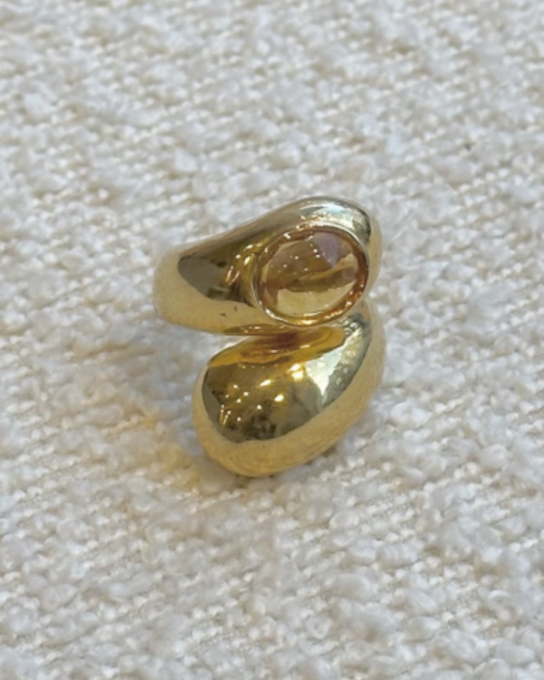 Citrine Set Suzanne Ring by Tay Jewellery on curated-crowd.com