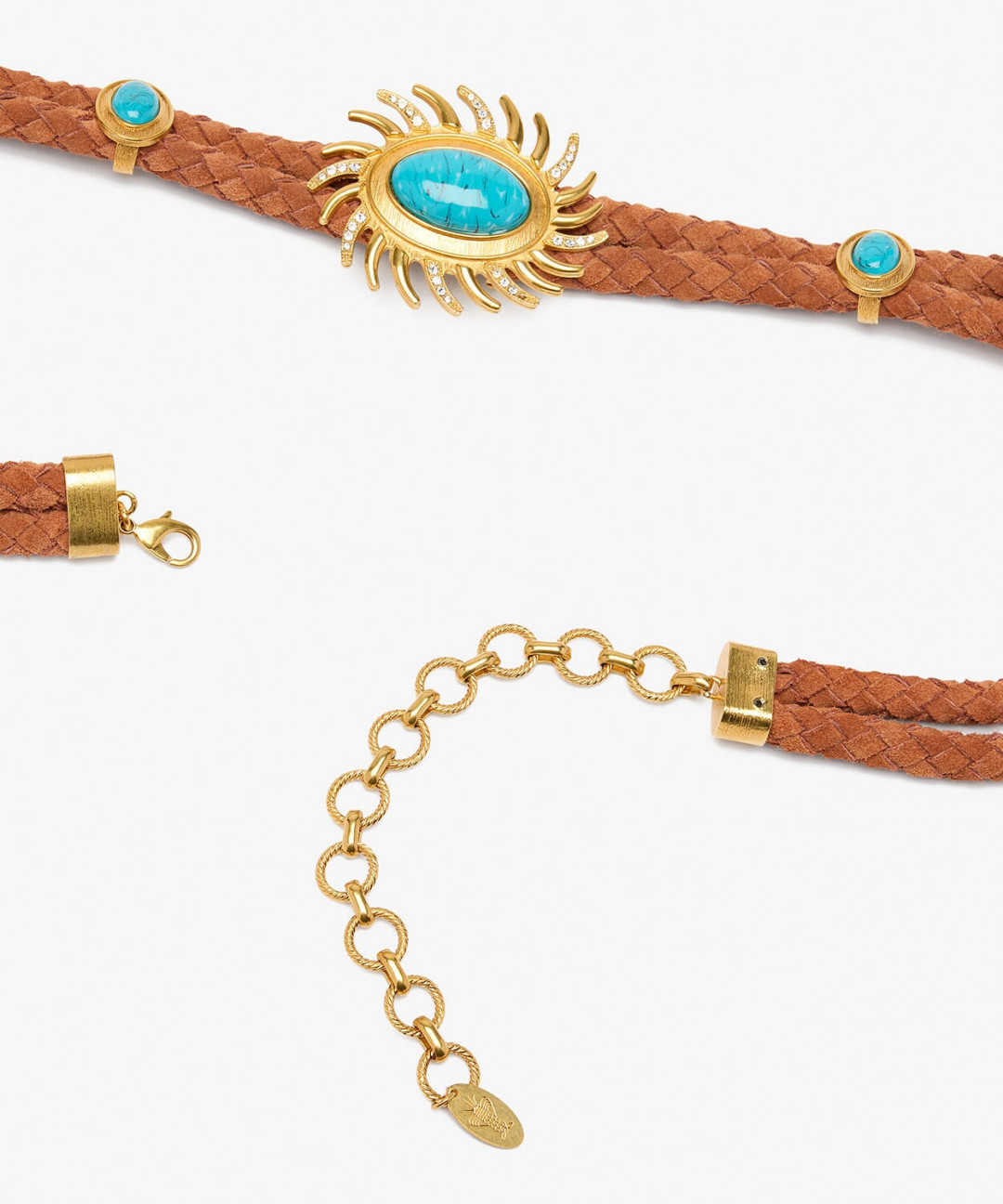 Sun Suede Belt by Sonia Petroff on curated-crowd.com