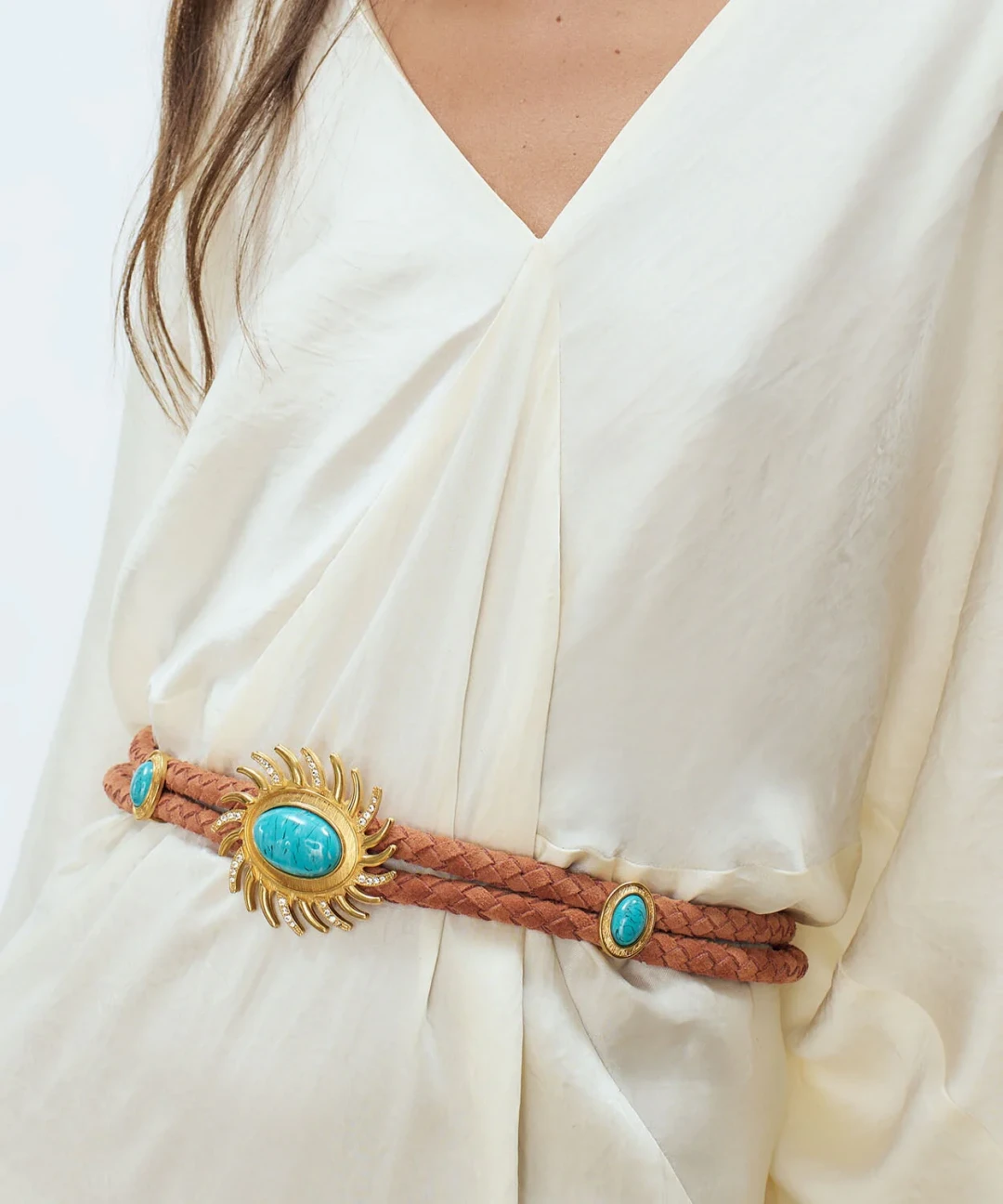 Sun Suede Belt by Sonia Petroff on curated-crowd.com