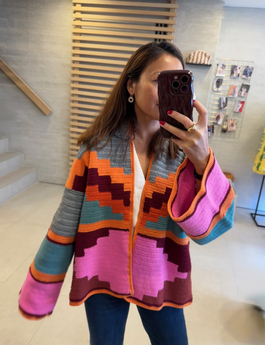 Zina Jacket Multicolour by Jessica K on curated-crowd.com