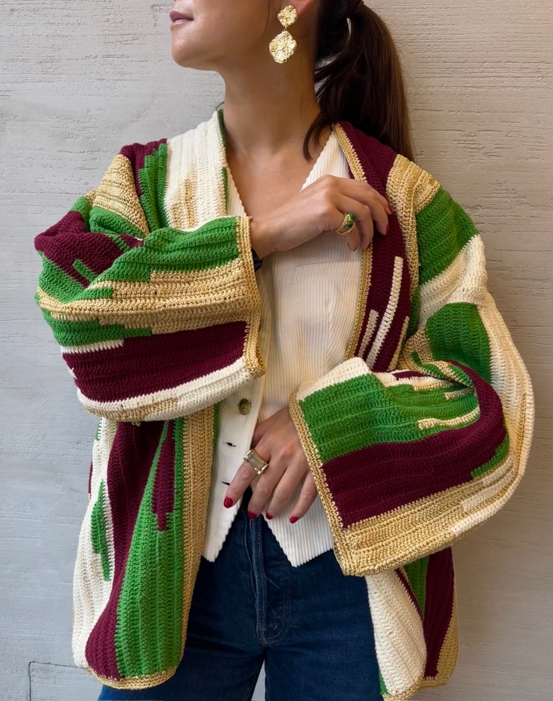 Mini Zuri Gold Earrings by Jessica K on curated-crowd.com