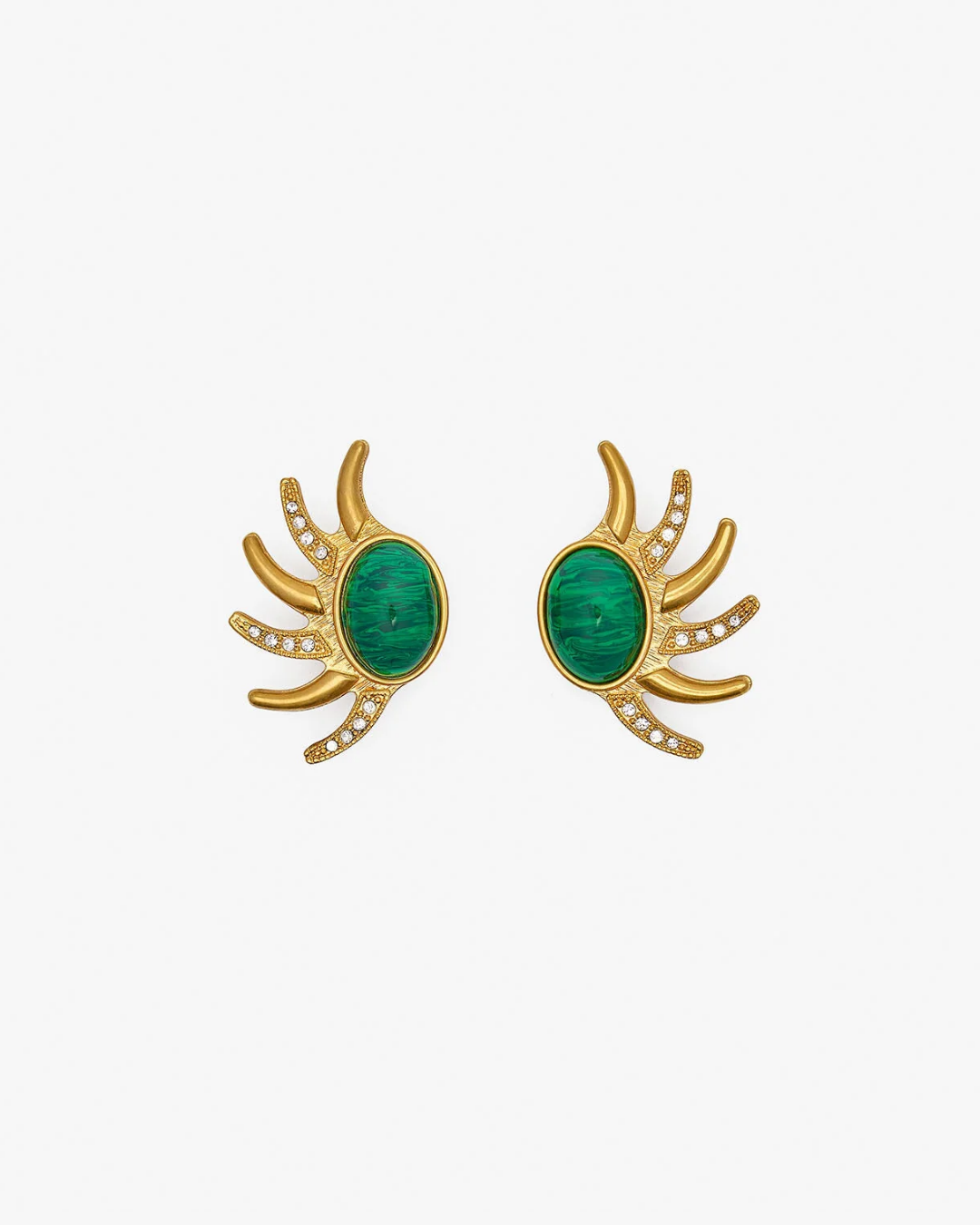 Sun Half Earrings by Sonia Petroff on curated-crowd.com