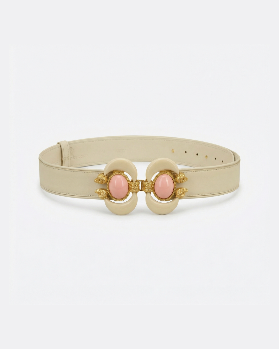 Aries Leather Belt by Sonia Petroff on curated-crowd.com