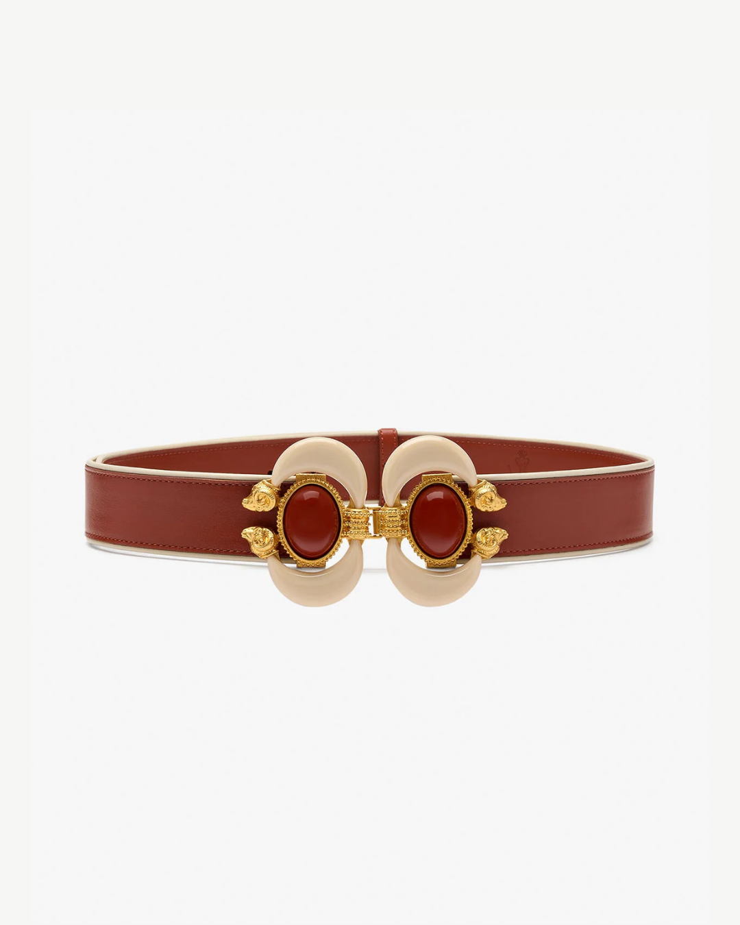 Aries Leather Belt by Sonia Petroff on curated-crowd.com