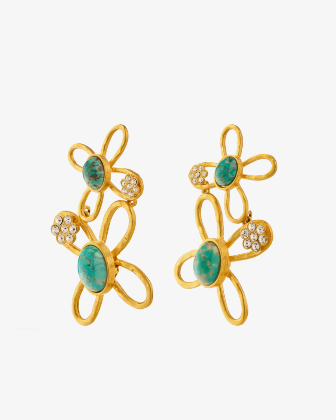Big Blossom Earrings by Sonia Petroff on curated-crowd.com