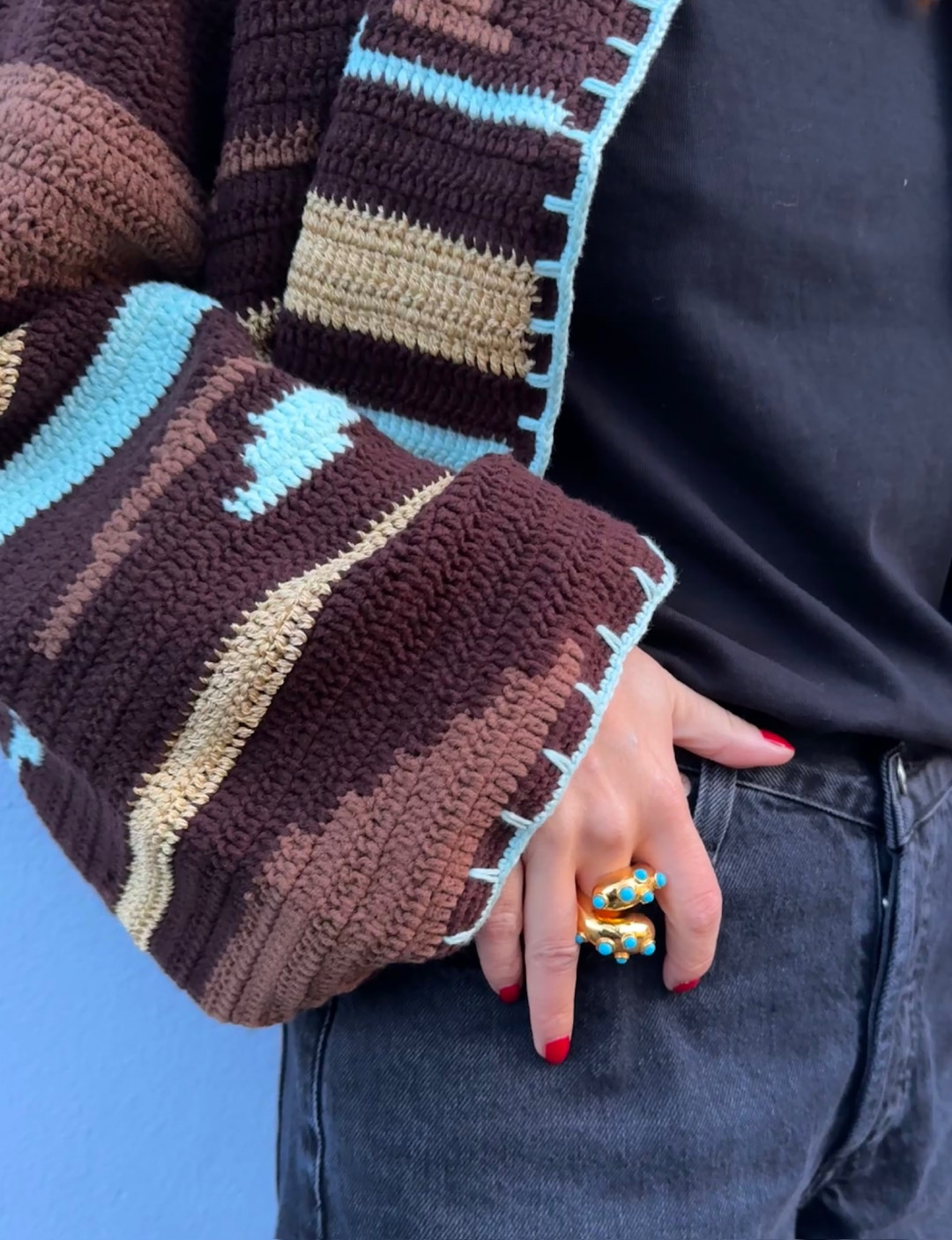 Dolphin Ring Turquoise by Jessica K on curated-crowd.com