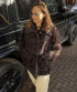 Isabelle Shearling Coat in Chocolate Brown by Curated Crowd Collective on curated-crowd.com