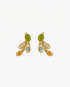 Pavone Earrings Small by Sonia Petroff on curated-crowd.com