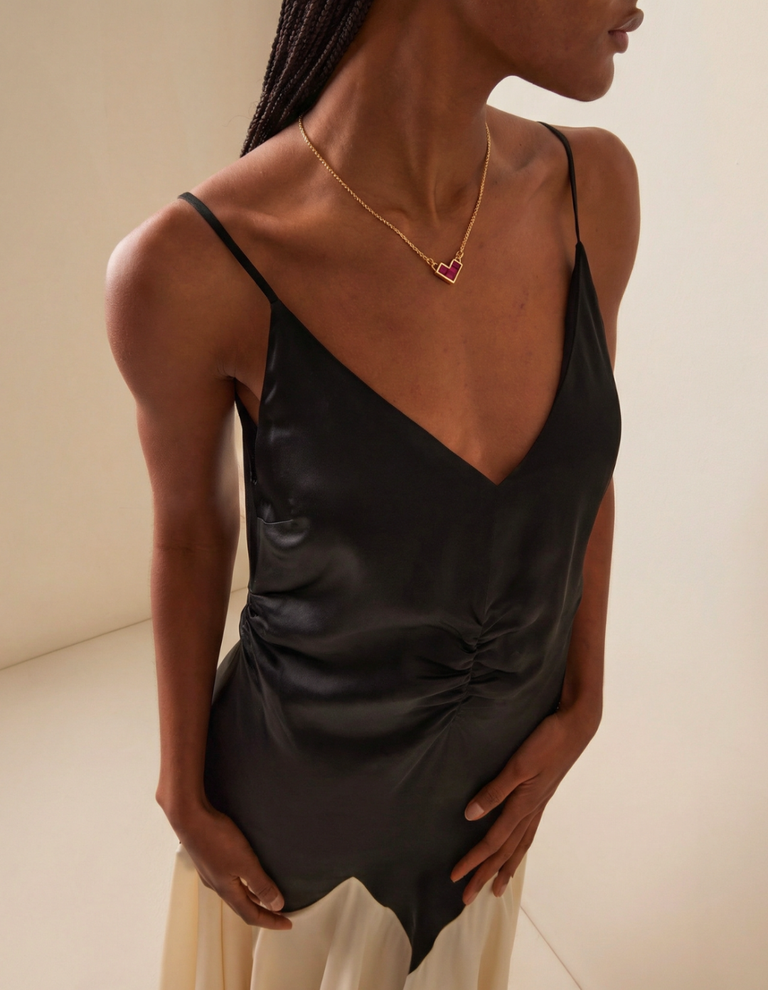 Kia Trio Ruby Necklace by Kiaash on curated-crowd.com