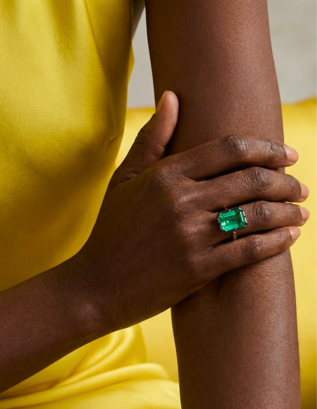 Theia 2.64ct Emerald Cut Green Tourmaline Ring by Kiaash on curated-crowd.com