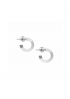 Dia Small Hoop Silver Earrings by Studio Liberté on curated-crowd.com