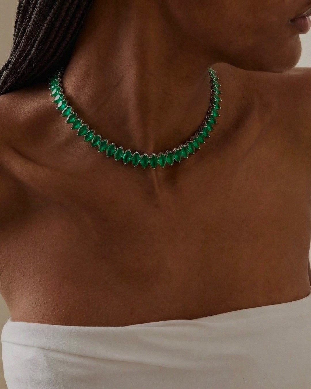 Resurrection Green Choker by Talita London on curated-crowd.com