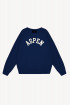 Navy Aspen Ski Club Sweatshirt by PAPER London on curated-crowd.com