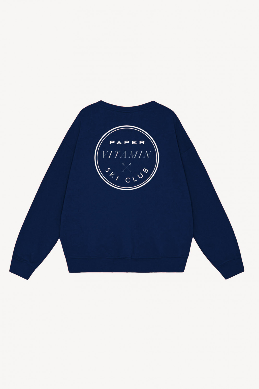 Navy Aspen Ski Club Sweatshirt by PAPER London on curated-crowd.com