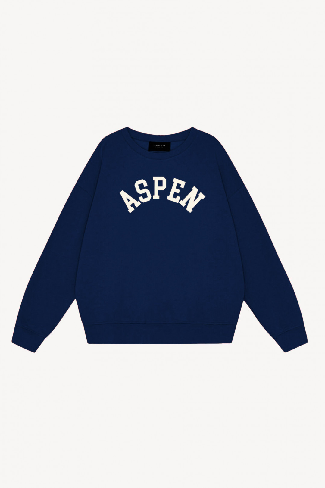 Navy Aspen Ski Club Sweatshirt by PAPER London on curated-crowd.com