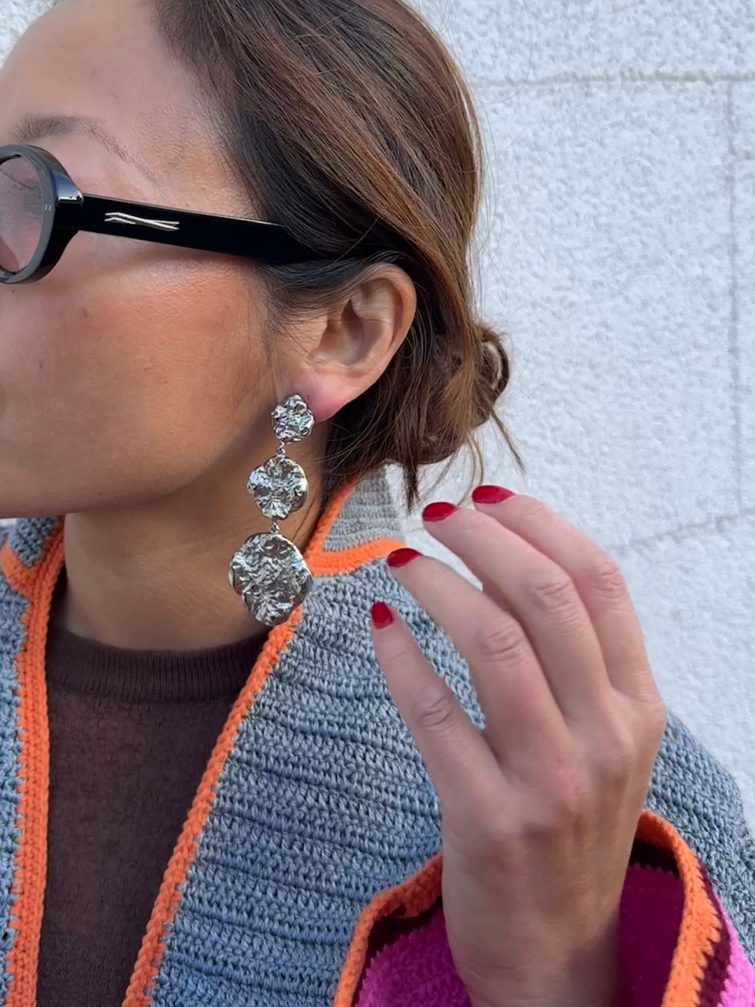 Zuri Silver Earrings by Jessica K on curated-crowd.com