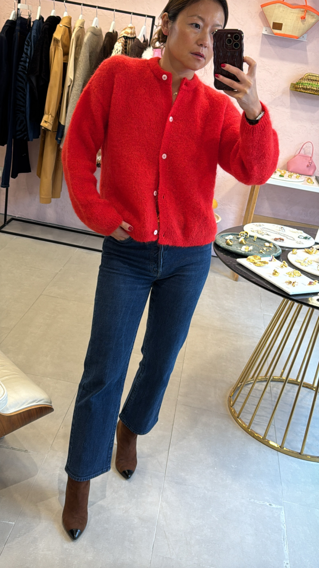 Olivia Mohair Cardigan by Surprise Paris on curated-crowd.com