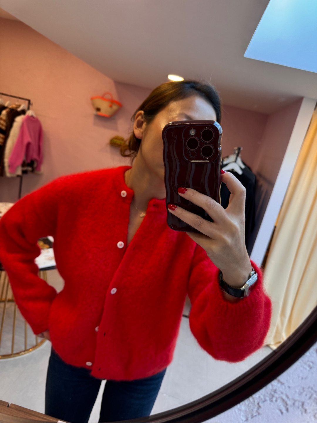 Olivia Mohair Cardigan by Surprise Paris on curated-crowd.com