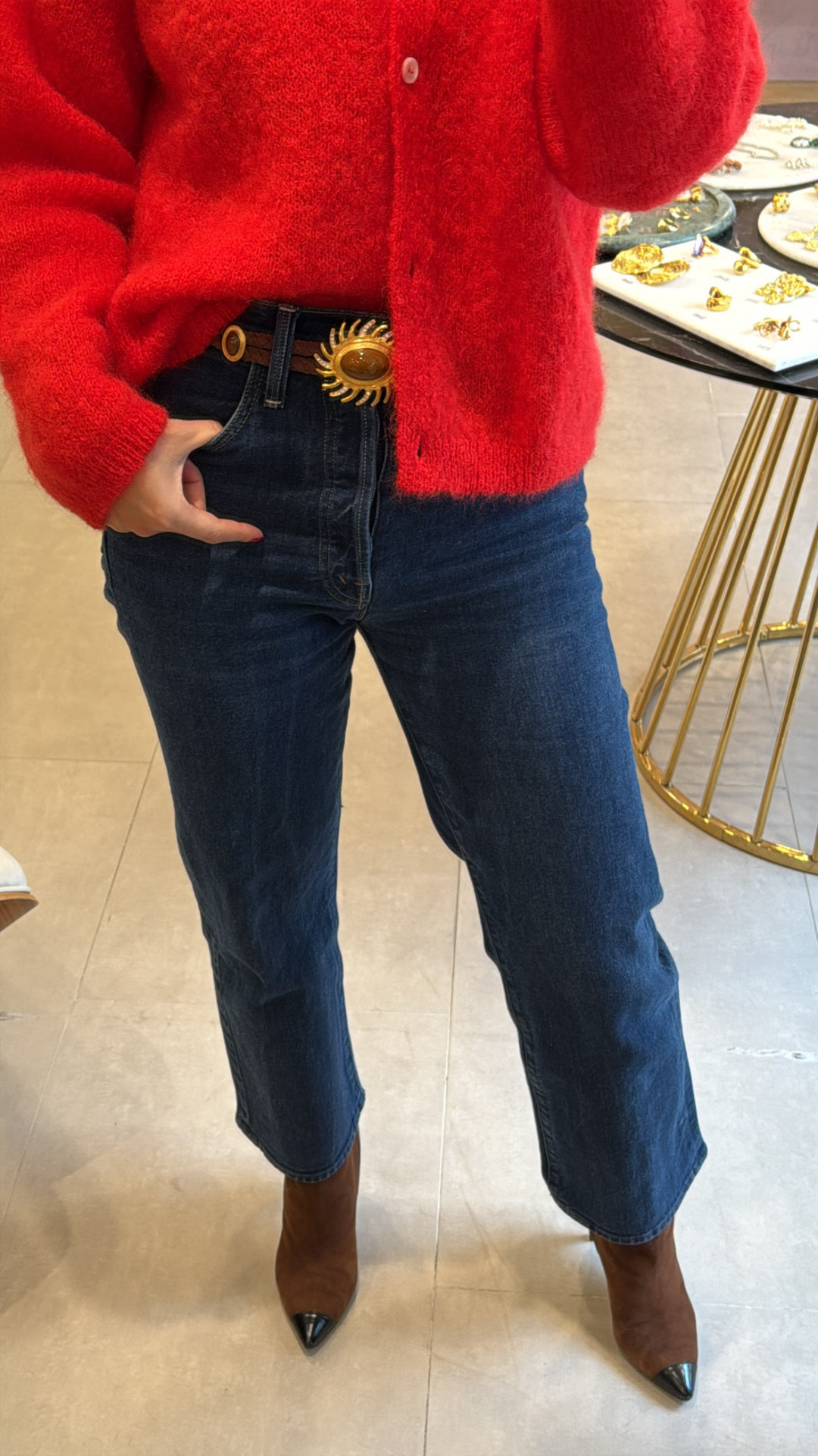 Sun Suede Belt by Sonia Petroff on curated-crowd.com