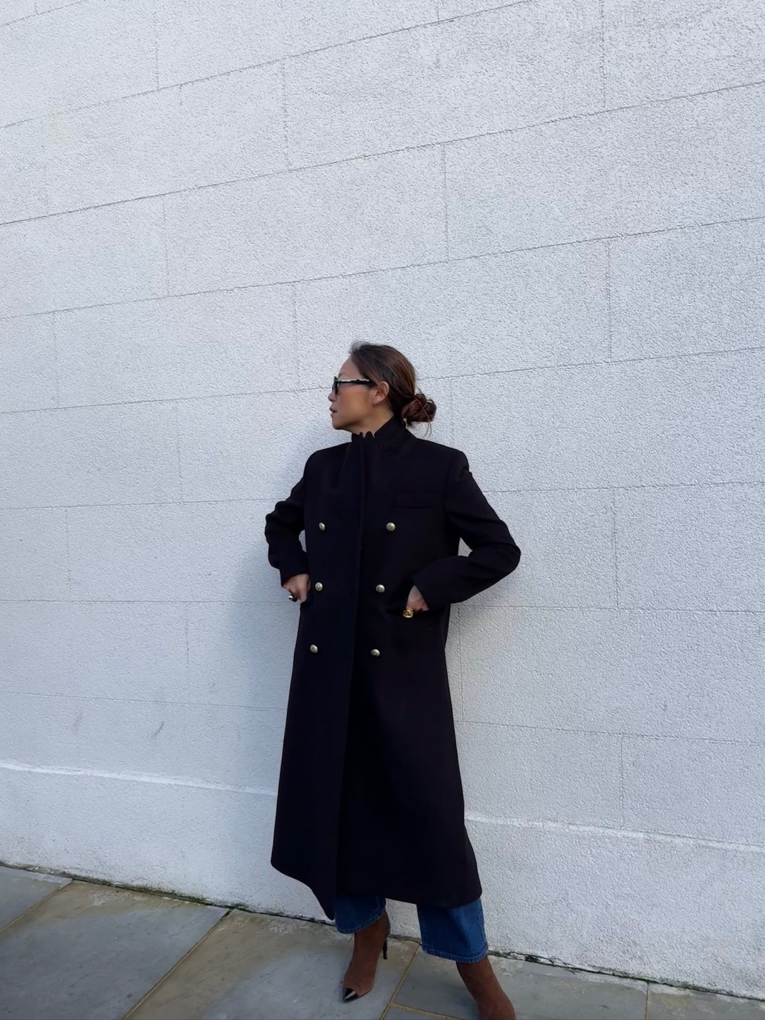 The Masculine Coat in Wisteria Purple by Sorbé on curated-crowd.com