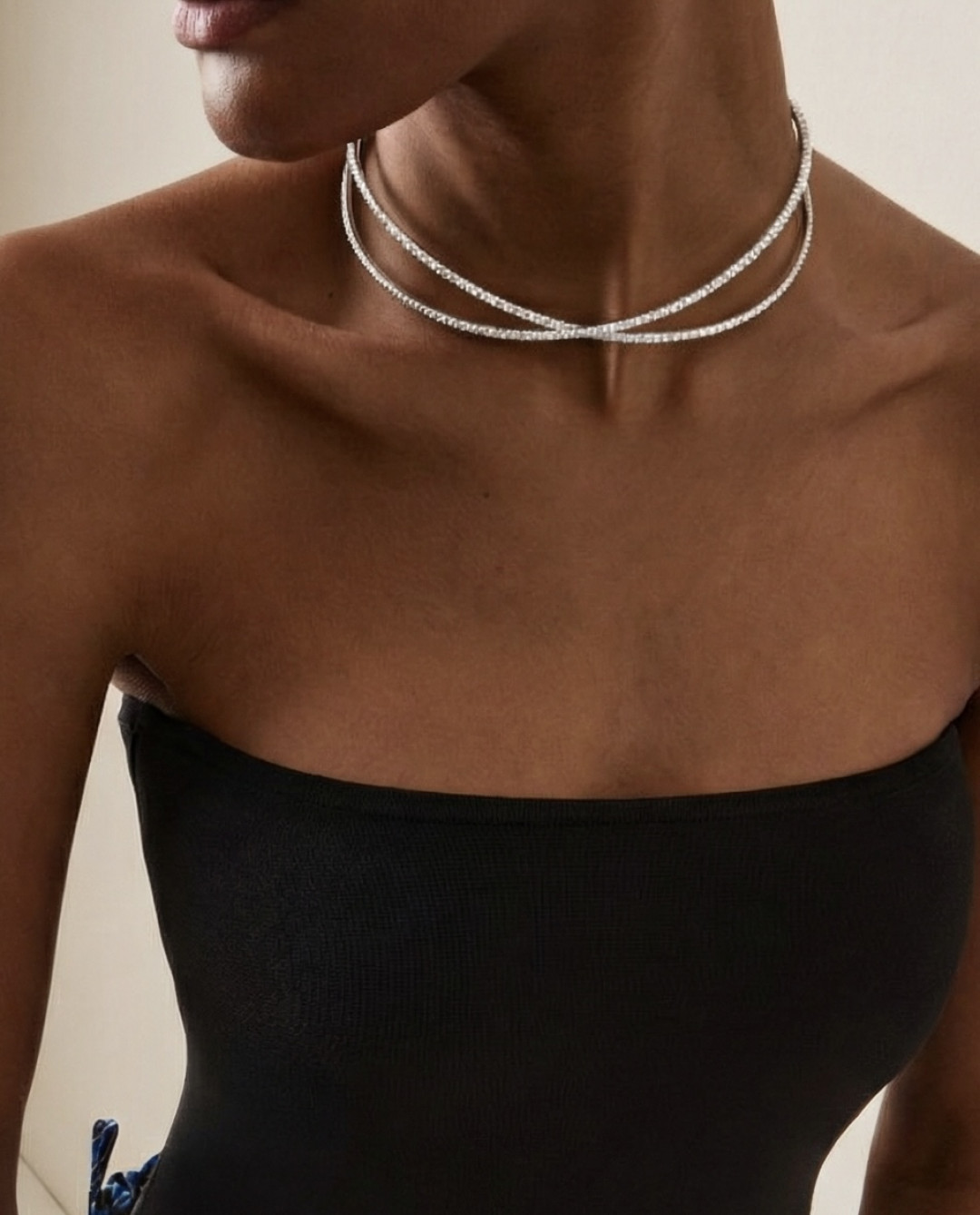 Sacred Light Silver Choker by Talita London on curated-crowd.com