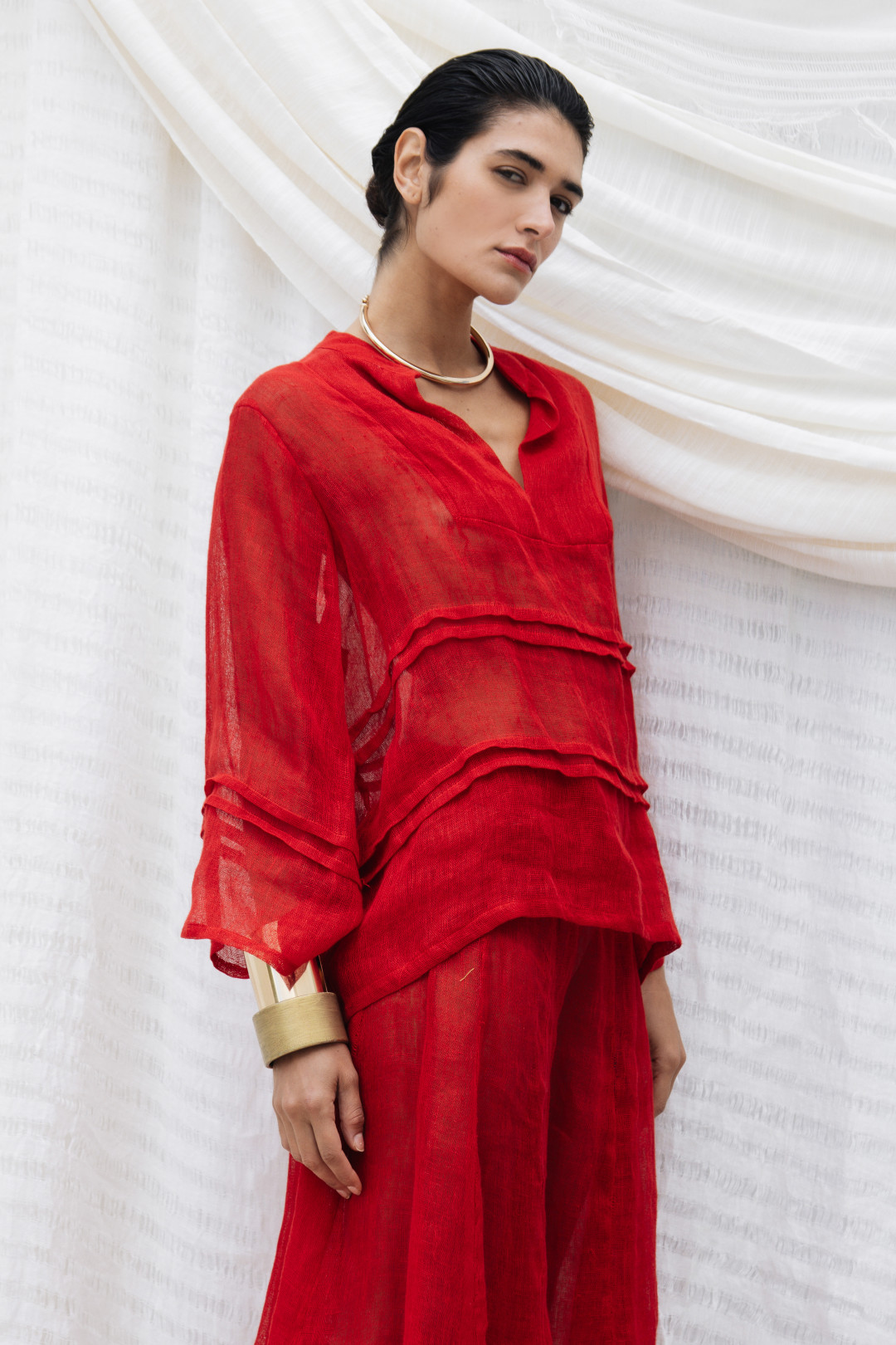 Calypso Palazzo Pants by BARAA on curated-crowd.com