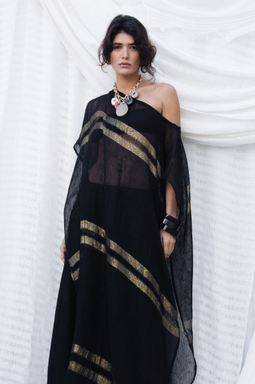 Athena Kaftan Black by BARAA on curated-crowd.com