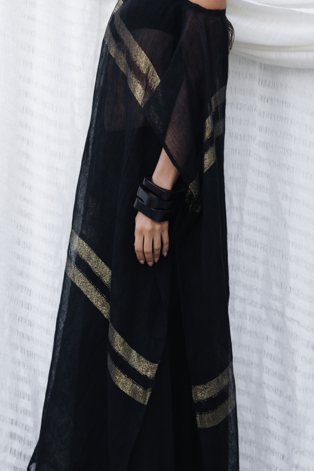 Athena Kaftan Black by BARAA on curated-crowd.com