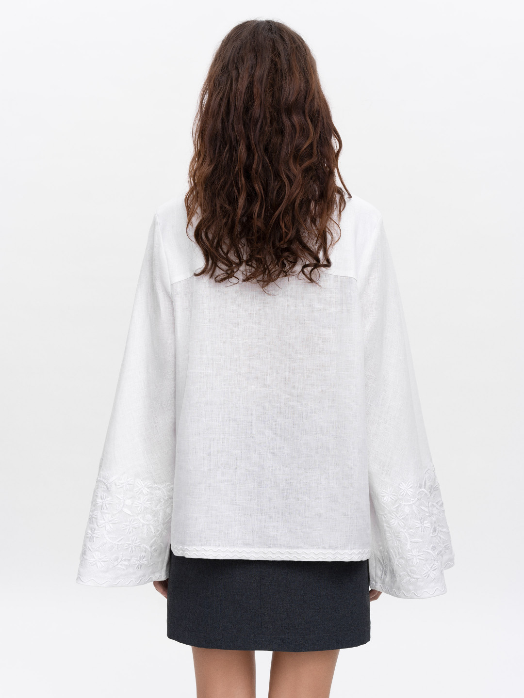 Wide Sleeves 'Teren Mono' Blouse by Etnodim on curated-crowd.com