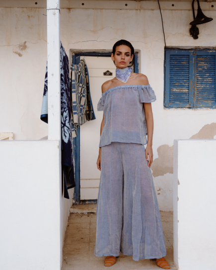 Calypso Palazzo Pants by BARAA on curated-crowd.com