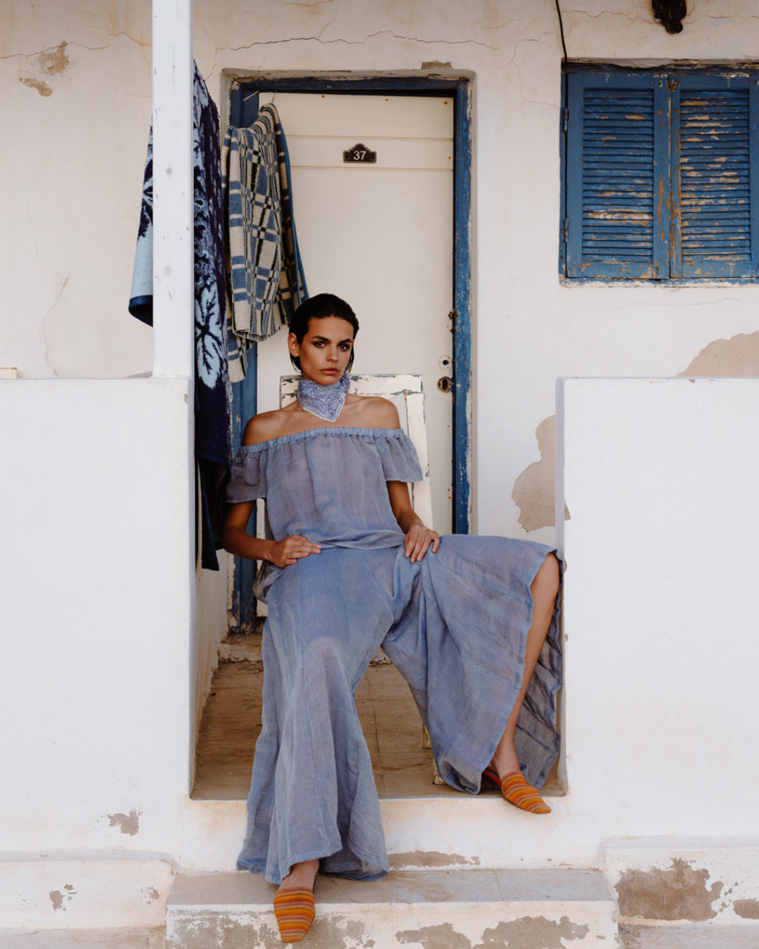 Calypso Palazzo Pants by BARAA on curated-crowd.com