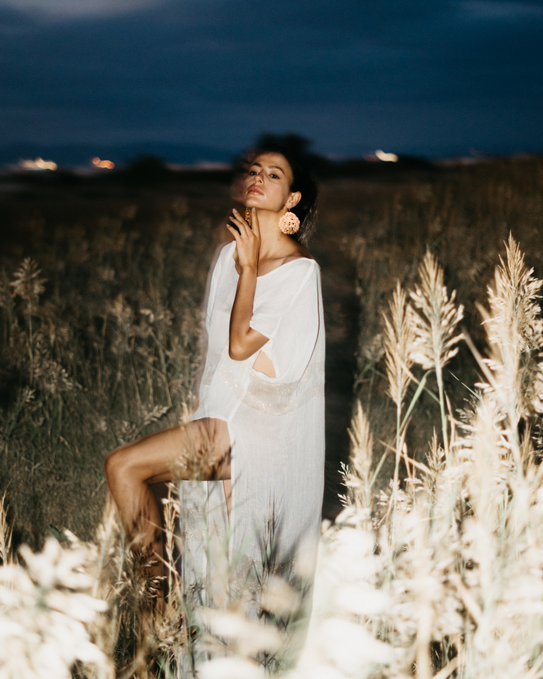 Athena Kaftan White by BARAA on curated-crowd.com