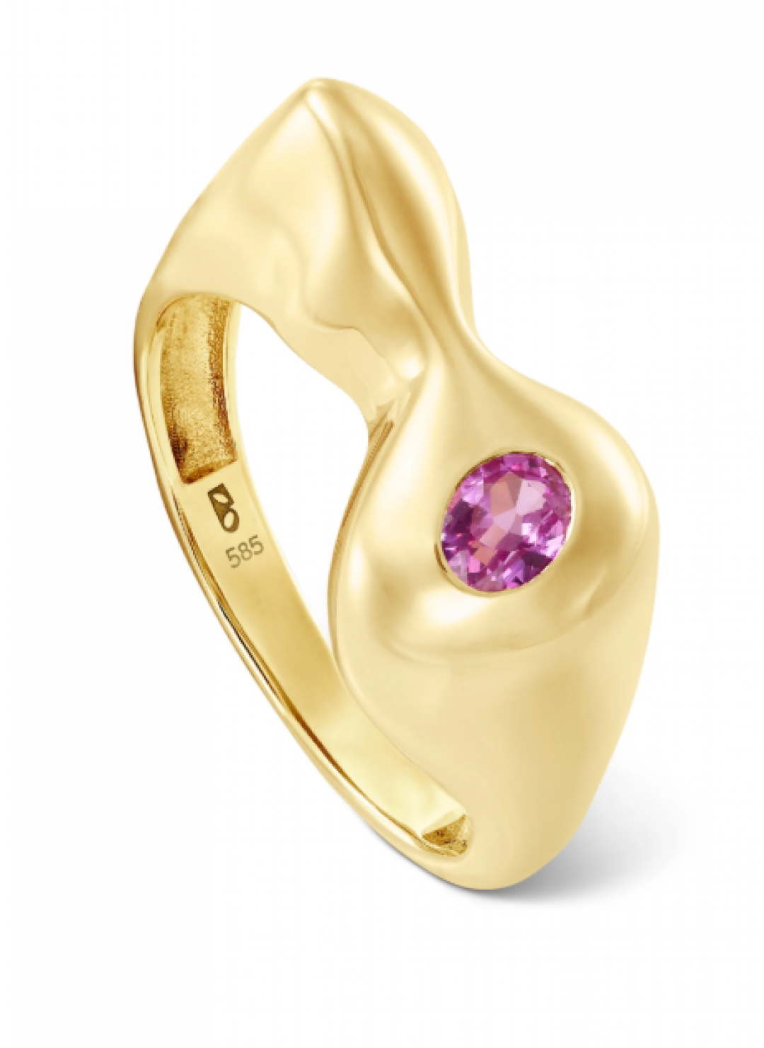 Atelier Petits Ring Pink Sapphire by BOULO on curated-crowd.com