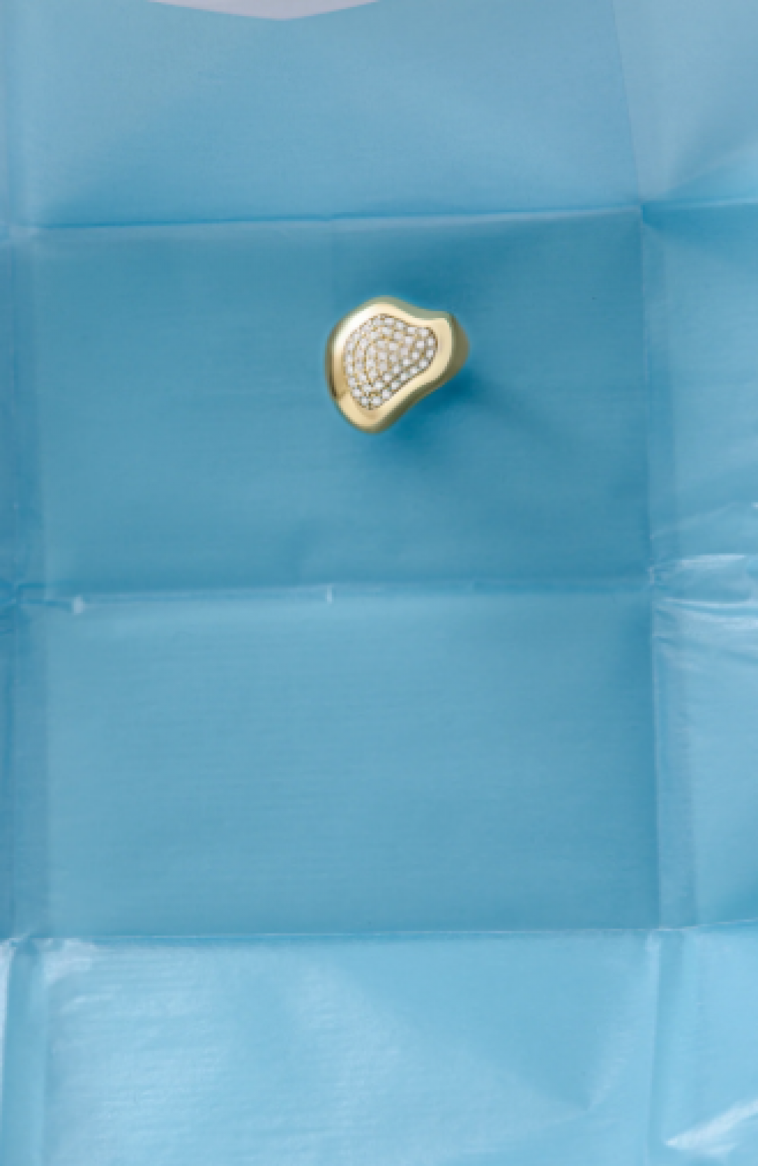 Shapeless Ring Nest with Diamond by BOULO on curated-crowd.com