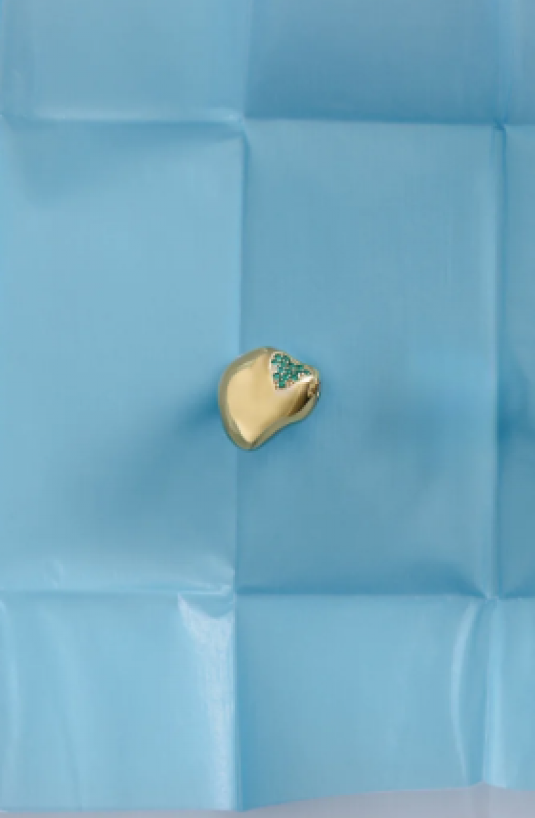 Shapeless Ring Flock Emerald by BOULO on curated-crowd.com