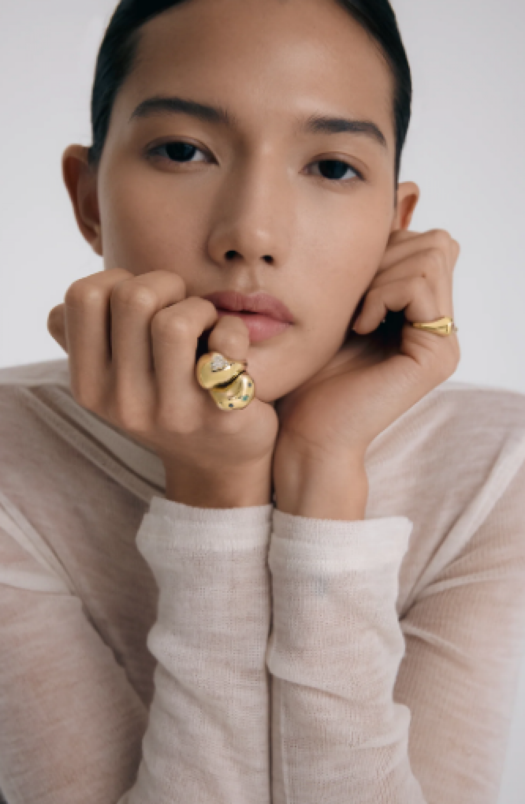 Shapeless Ring Flock Diamond by BOULO on curated-crowd.com