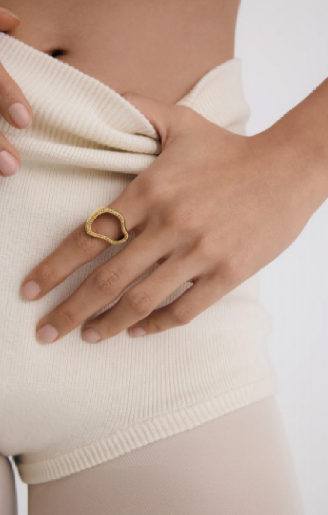 Orbit Ring with Citrine by BOULO on curated-crowd.com