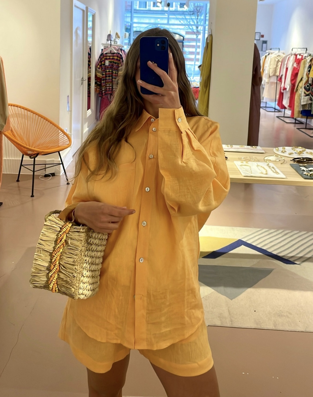 Havana Apricot Linen Set by AG Studio on curated-crowd.com