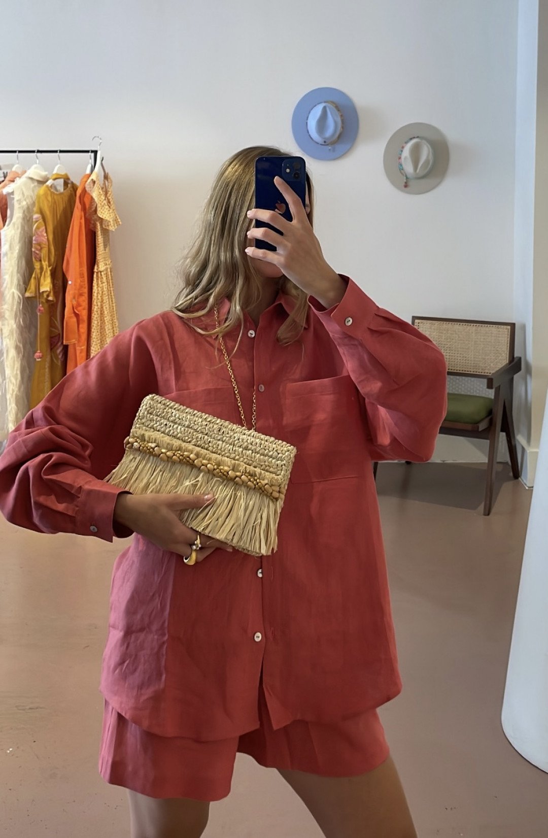 Havana Terracotta Linen Set by AG Studio on curated-crowd.com